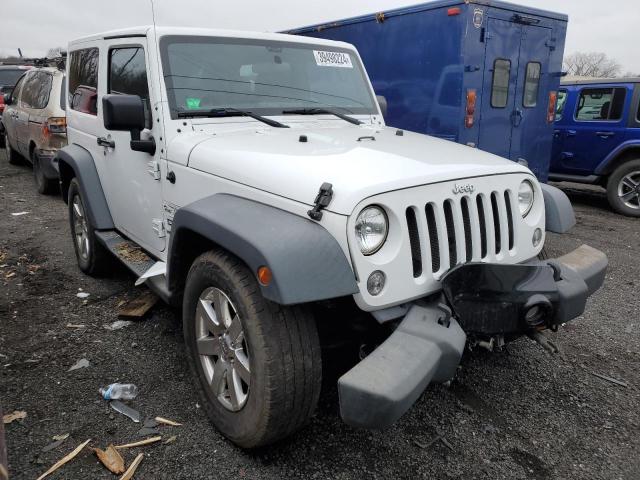 1C4AJWAGXFL587671 - 2015 JEEP WRANGLER SPORT WHITE photo 4