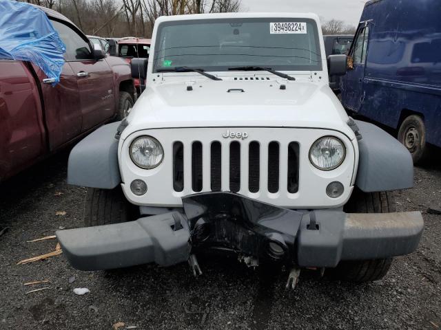 1C4AJWAGXFL587671 - 2015 JEEP WRANGLER SPORT WHITE photo 5