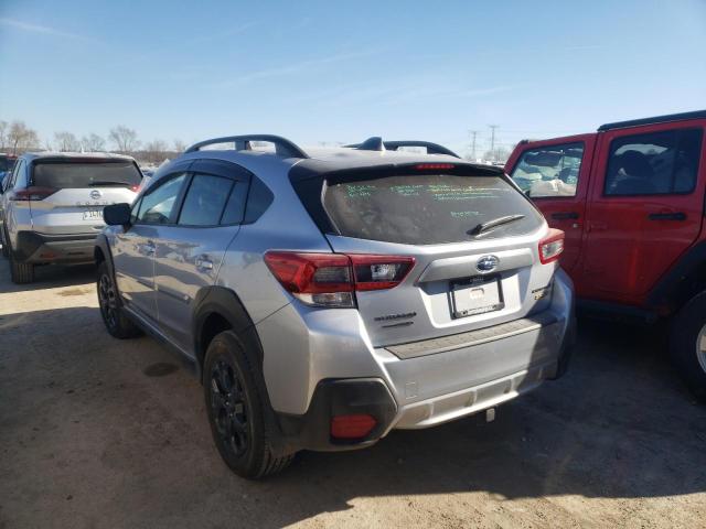 JF2GTHSC3NH228144 - 2022 SUBARU CROSSTREK SPORT SILVER photo 2