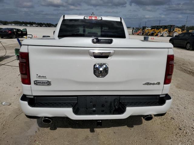 1C6SRFKT7MN836414 - 2021 RAM 1500 LONGHORN WHITE photo 6