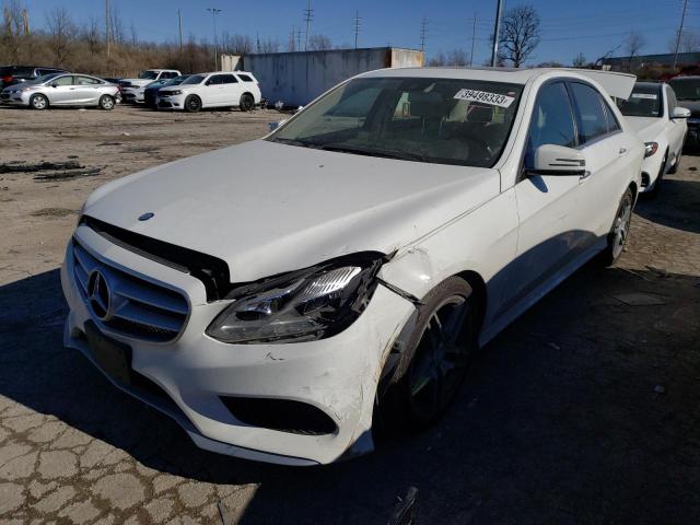 WDDHF8JB9FB142253 - 2015 MERCEDES-BENZ E 350 4MATIC WHITE photo 1