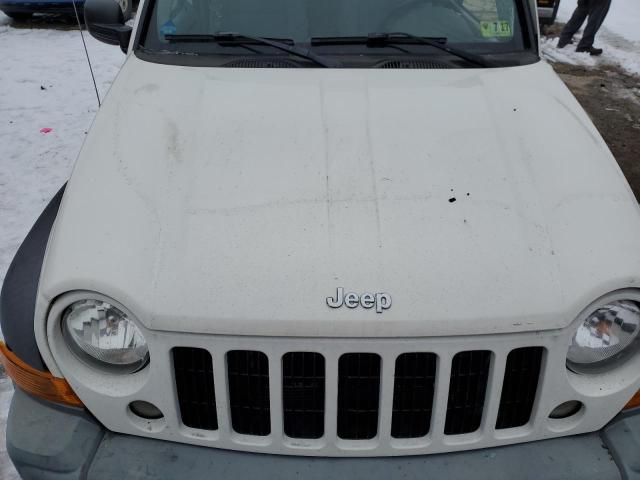 1J4GL48K57W542392 - 2007 JEEP LIBERTY SPORT WHITE photo 11