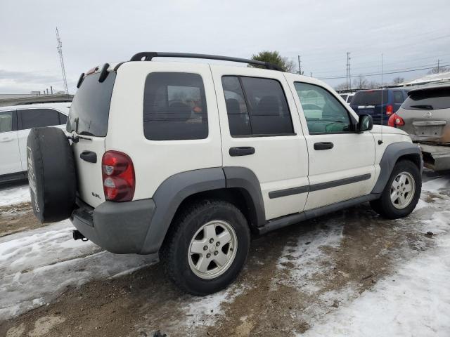 1J4GL48K57W542392 - 2007 JEEP LIBERTY SPORT WHITE photo 3