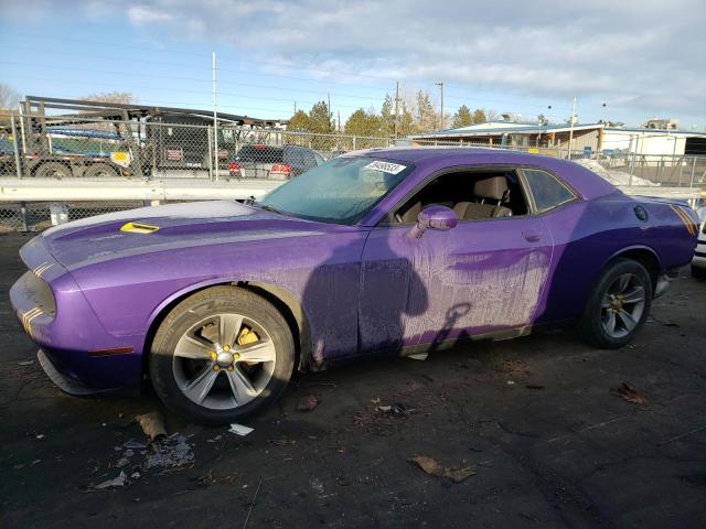 2C3CDZAG2KH727810 - 2019 DODGE CHALLENGER SXT PURPLE photo 1