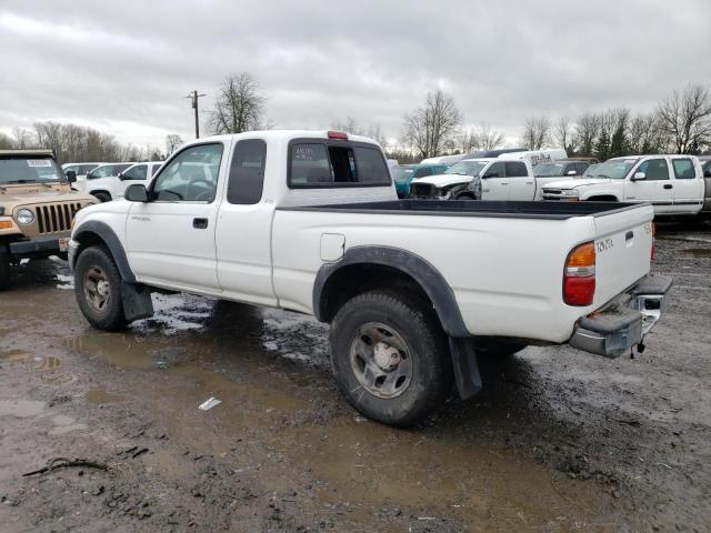 5TESN92NX2Z095967 - 2002 TOYOTA TACOMA XTRACAB PRERUNNER WHITE photo 2