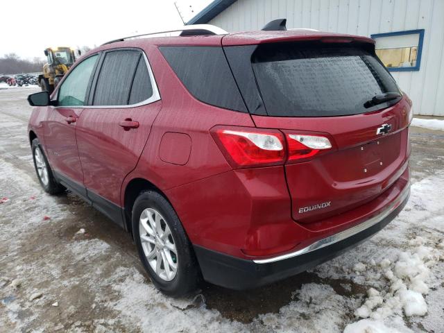 2GNAXKEV8M6115482 - 2021 CHEVROLET EQUINOX LT BURGUNDY photo 2