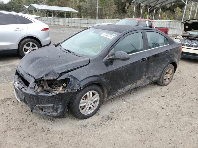 1G1JC5SH0C4129616 - 2012 CHEVROLET SONIC LT BLACK photo 1