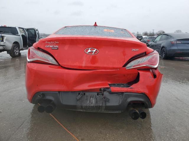 KMHHT6KD7AU030101 - 2010 HYUNDAI GENESIS CO 2.0T RED photo 6