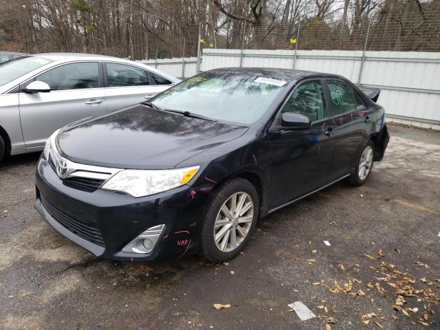 4T1BF1FK6EU805227 - 2014 TOYOTA CAMRY L BLACK photo 1