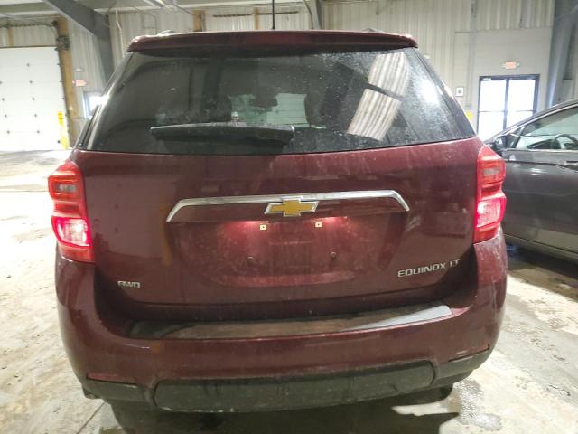 2GNFLFEK2G6230856 - 2016 CHEVROLET EQUINOX LT BURGUNDY photo 6