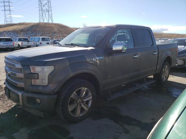 1FTEW1EGXHFB81679 - 2017 FORD F150 SUPERCREW GRAY photo 1