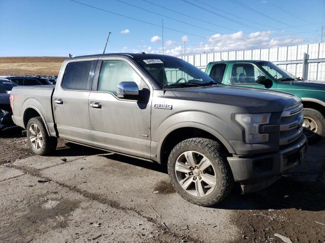 1FTEW1EGXHFB81679 - 2017 FORD F150 SUPERCREW GRAY photo 4