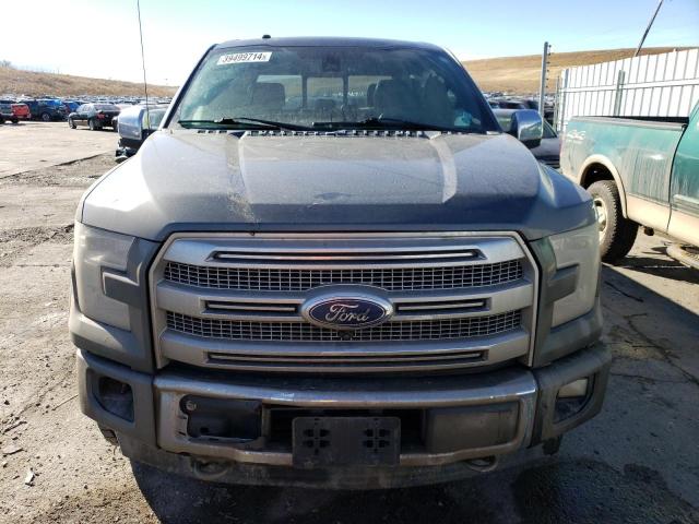 1FTEW1EGXHFB81679 - 2017 FORD F150 SUPERCREW GRAY photo 5
