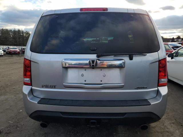 5FNYF4H65CB029002 - 2012 HONDA PILOT EXL SILVER photo 6