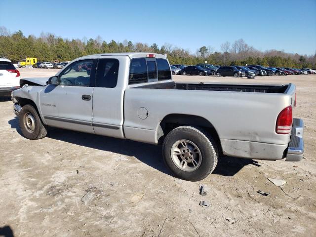 1B7GL22X4YS764056 - 2000 DODGE DAKOTA SILVER photo 2