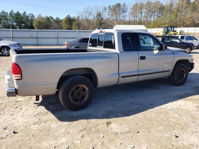 1B7GL22X4YS764056 - 2000 DODGE DAKOTA SILVER photo 3