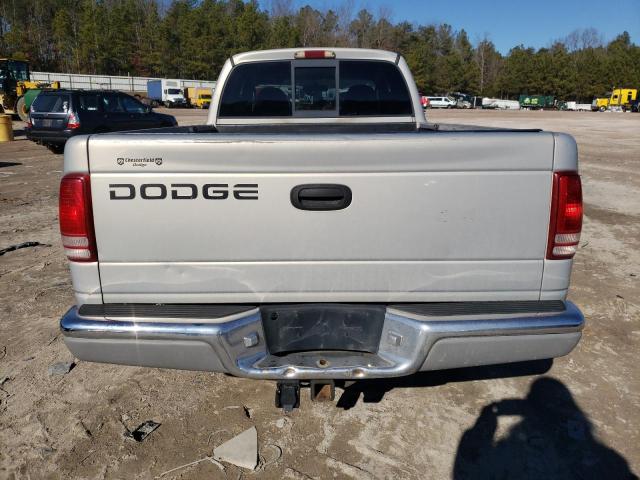 1B7GL22X4YS764056 - 2000 DODGE DAKOTA SILVER photo 6