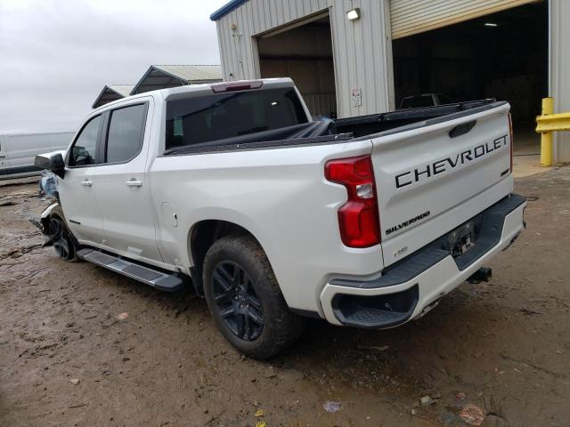 1GCUYEEDXNZ127828 - 2022 CHEVROLET SILVERADO K1500 RST WHITE photo 2