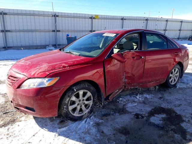 4T1BE46K57U124757 - 2007 TOYOTA CAMRY CE RED photo 1