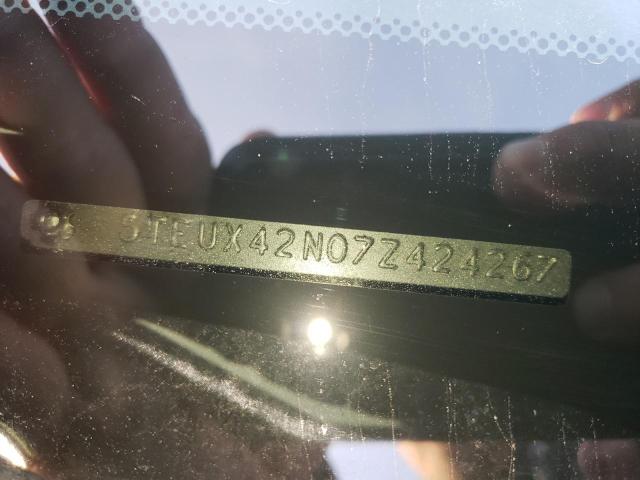 5TEUX42N07Z424267 - 2007 TOYOTA TACOMA ACCESS CAB ლურჯი ფოტო 12
