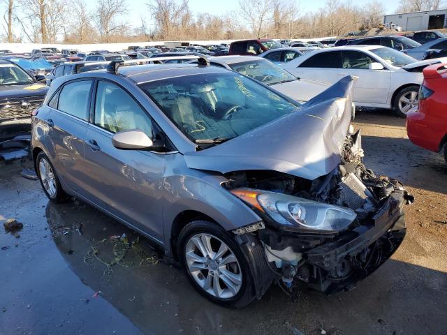 KMHD35LEXDU055580 - 2013 HYUNDAI ELANTRA GT GRAY photo 4