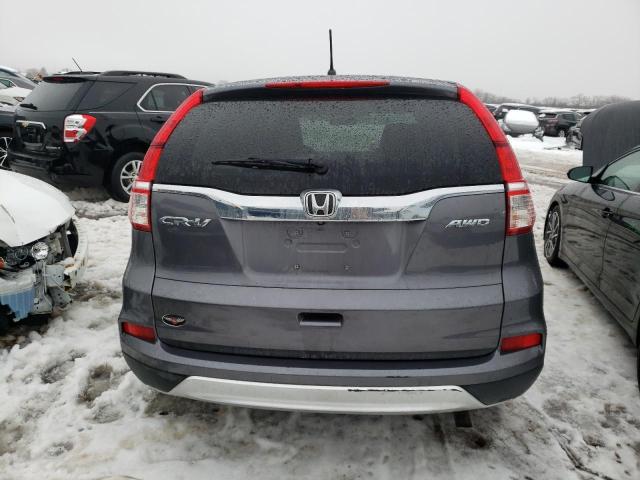 5J6RM4H50GL070538 - 2016 HONDA CR-V EX GRAY photo 6