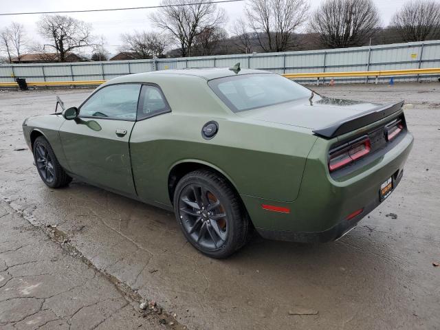 2C3CDZKG7NH172257 - 2022 DODGE CHALLENGER GT GREEN photo 2