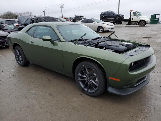 2C3CDZKG7NH172257 - 2022 DODGE CHALLENGER GT GREEN photo 4