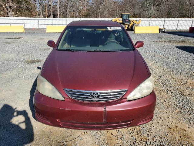 4T1BE30K25U032568 - 2005 TOYOTA CAMRY LE BURGUNDY photo 5