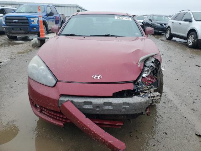 KMHHN66F07U238402 - 2007 HYUNDAI TIBURON GT MAROON photo 5