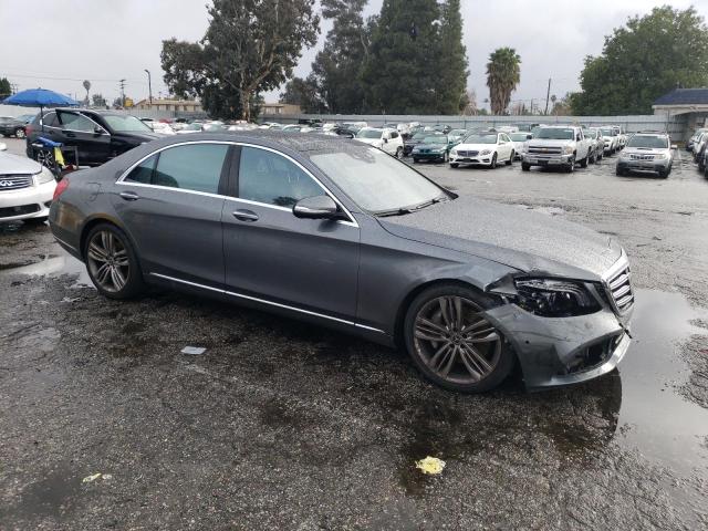 WDDUG8DB5JA407658 - 2018 MERCEDES-BENZ S 560 GRAY photo 4