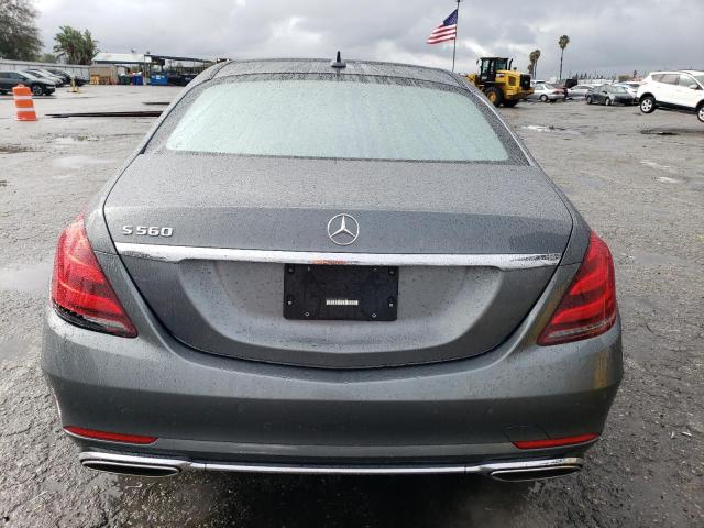 WDDUG8DB5JA407658 - 2018 MERCEDES-BENZ S 560 GRAY photo 6