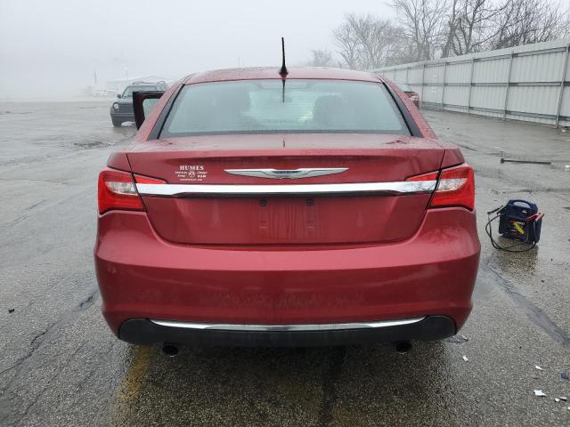 1C3CCBBG2DN704045 - 2013 CHRYSLER 200 TOURING RED photo 6