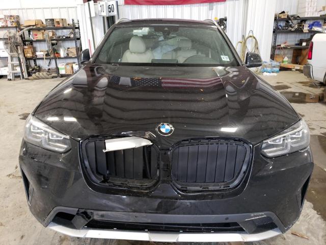 5UX53DP03N9M83463 - 2022 BMW X3 XDRIVE30I BLACK photo 5