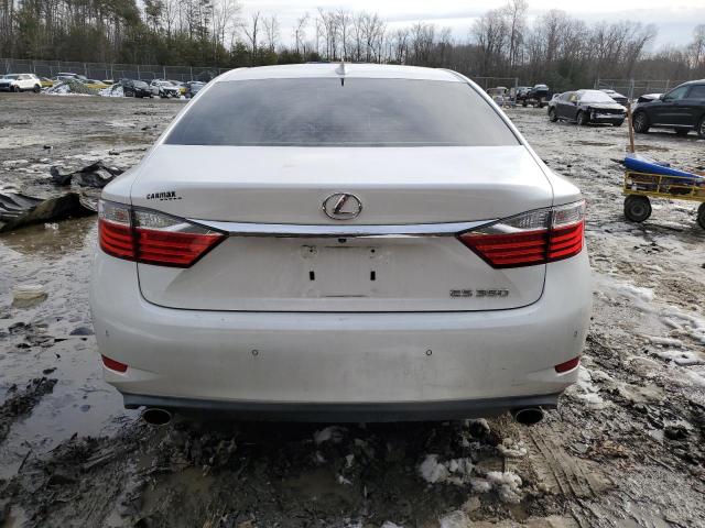 JTHBK1GG6F2156499 - 2015 LEXUS ES 350 WHITE photo 6