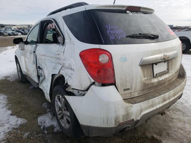 2GNFLFE37E6199190 - 2014 CHEVROLET EQUINOX LT WHITE photo 3