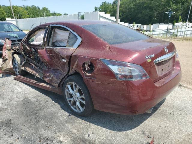 1N4AA5AP3DC827429 - 2013 NISSAN MAXIMA S MAROON photo 2