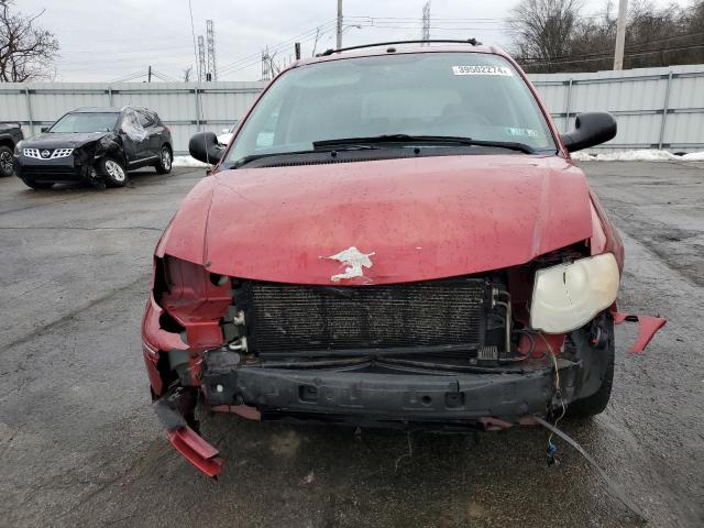 2A8GP64L67R136238 - 2007 CHRYSLER TOWN & COU LIMITED BURGUNDY photo 5