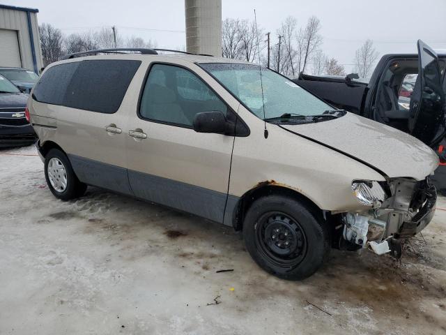 4T3ZF13C02U454023 - 2002 TOYOTA SIENNA LE TAN photo 4