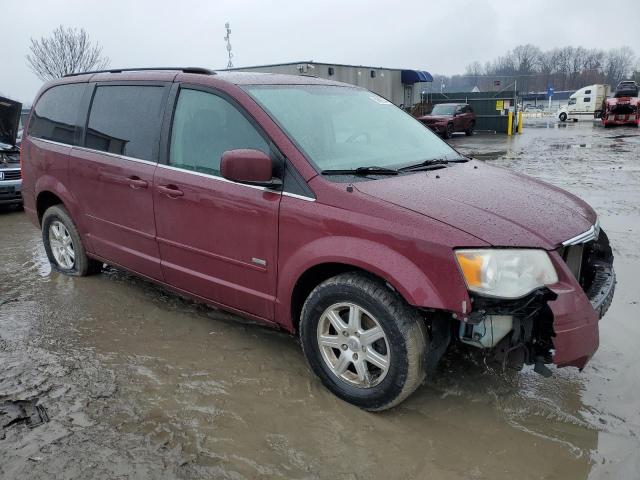 2A8HR54P28R803772 - 2008 CHRYSLER TOWN & COU TOURING BURGUNDY photo 4