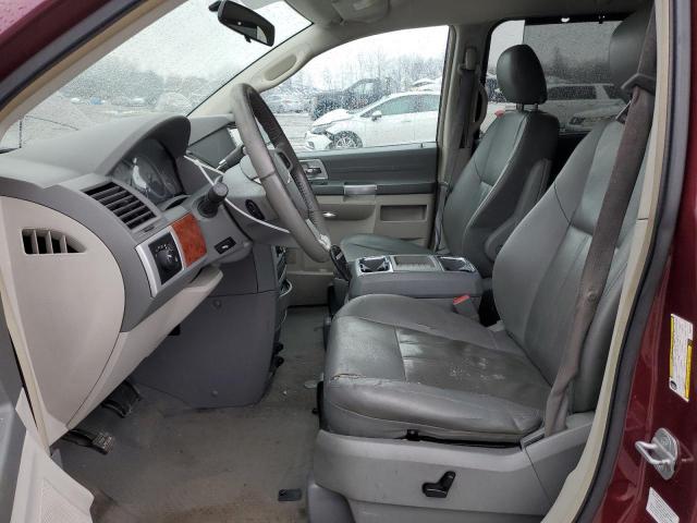 2A8HR54P28R803772 - 2008 CHRYSLER TOWN & COU TOURING BURGUNDY photo 7
