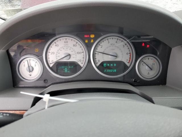 2A8HR54P28R803772 - 2008 CHRYSLER TOWN & COU TOURING BURGUNDY photo 9