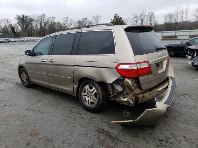 5FNRL384X6B104481 - 2006 HONDA ODYSSEY EX GOLD photo 2