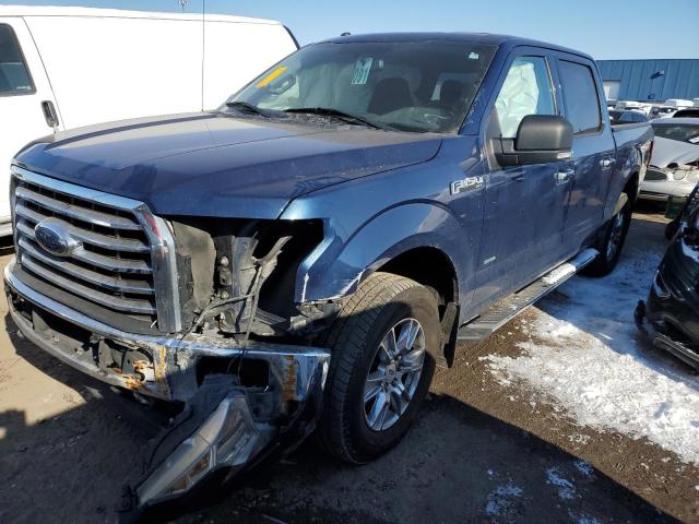 1FTEW1EP5HFA44861 - 2017 FORD F150 SUPER BLUE photo 1