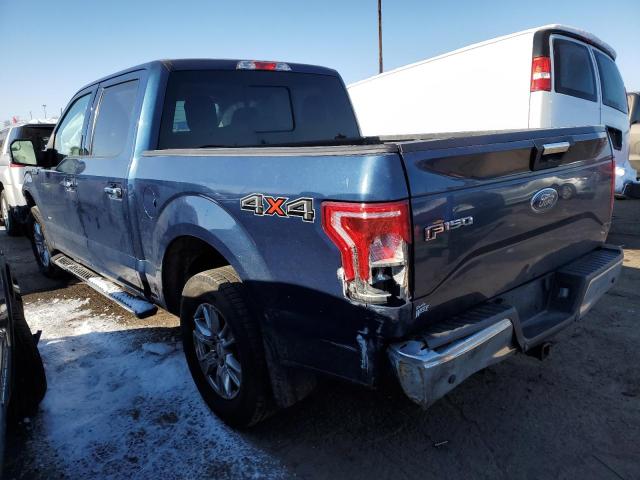 1FTEW1EP5HFA44861 - 2017 FORD F150 SUPER BLUE photo 2