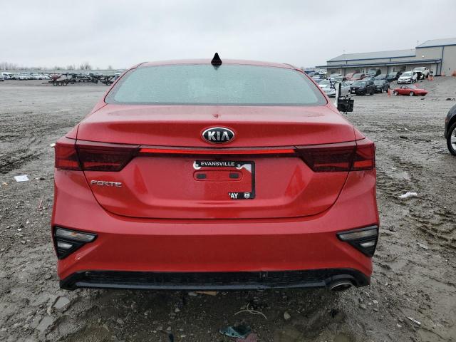 3KPF24AD8ME306759 - 2021 KIA FORTE FE RED photo 6