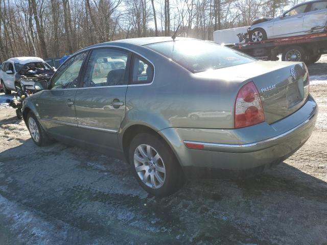 WVWPD63B73P267084 - 2003 VOLKSWAGEN PASSAT GLS GREEN photo 2