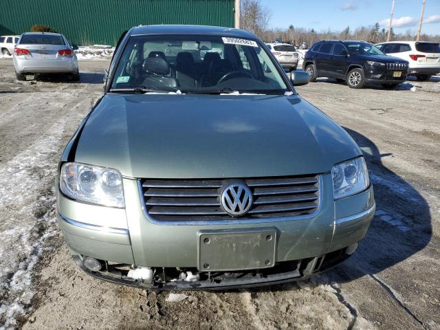 WVWPD63B73P267084 - 2003 VOLKSWAGEN PASSAT GLS GREEN photo 5