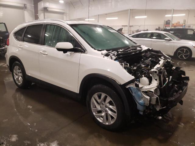 5J6RM4H79FL054631 - 2015 HONDA CR-V EXL WHITE photo 4