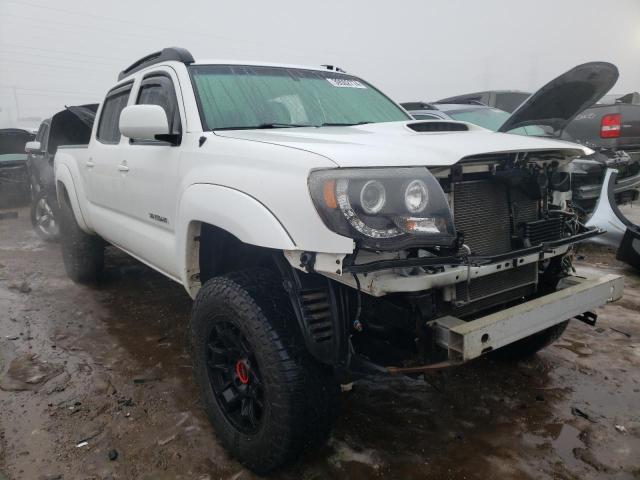 5TEMU52N69Z625348 - 2009 TOYOTA TACOMA DOUBLE CAB LONG BED WHITE photo 4